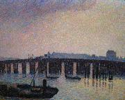 Camille Pissarro Le Vieux Pont de Chelsea, Londres USA oil painting artist